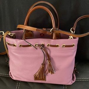 Dooney & Bourke - Purple and Brown Learher Purse